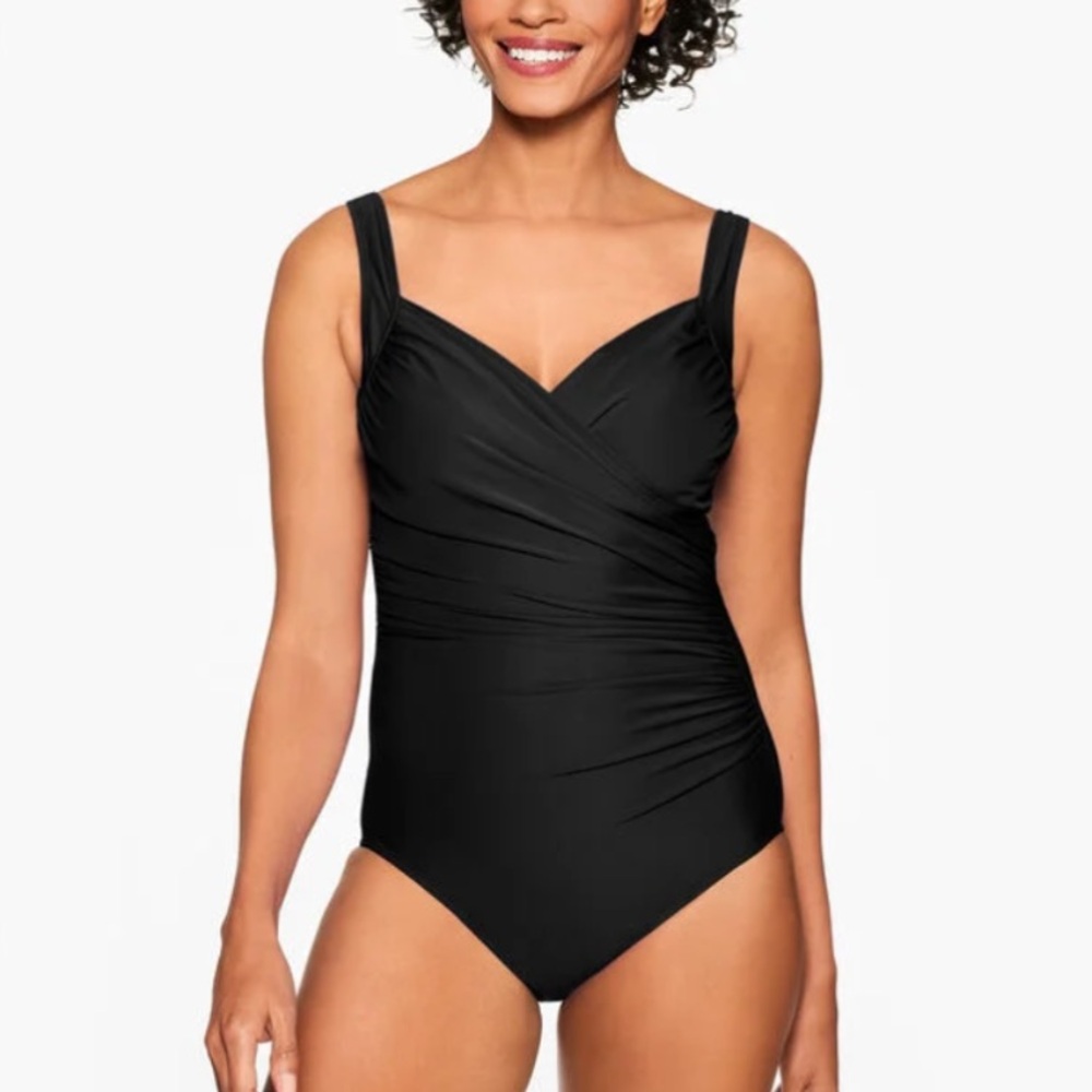 Talbots Miraclesuit one piece Sanibel Swimsuit Sz 14 New nwt